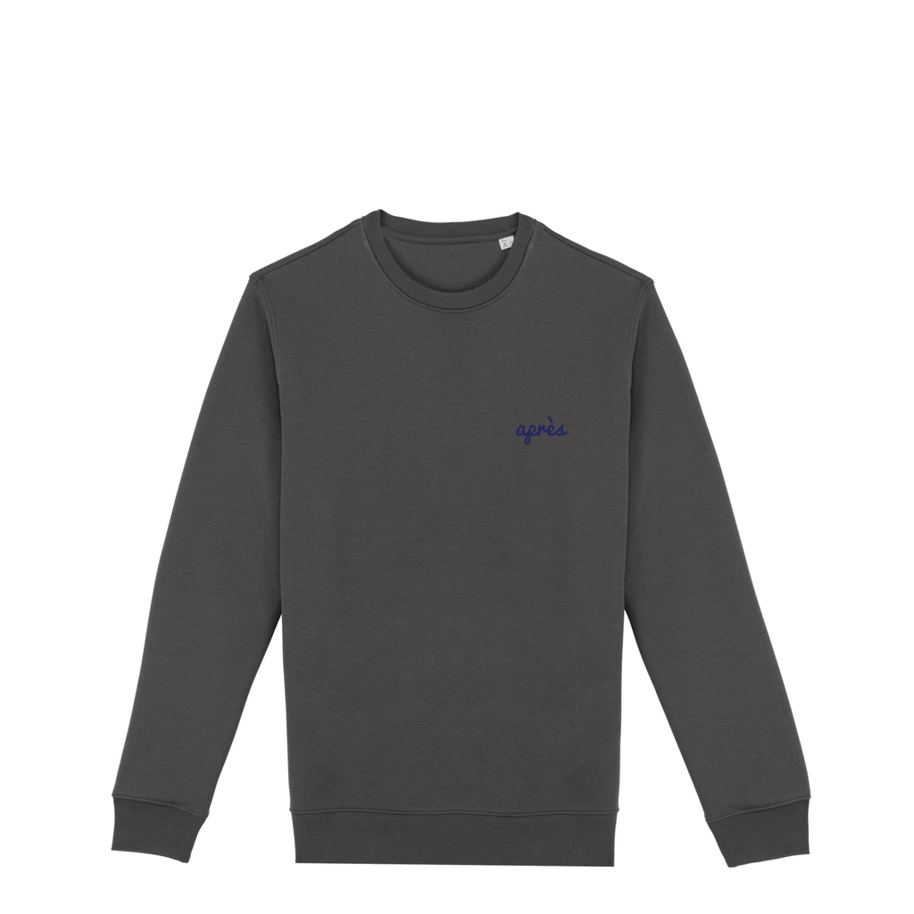Uniseks Sweater Après Tennis Club (Navy Blue logo)