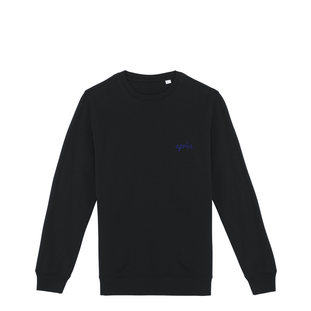 Uniseks Sweater Après Tennis Club (Navy Blue logo)
