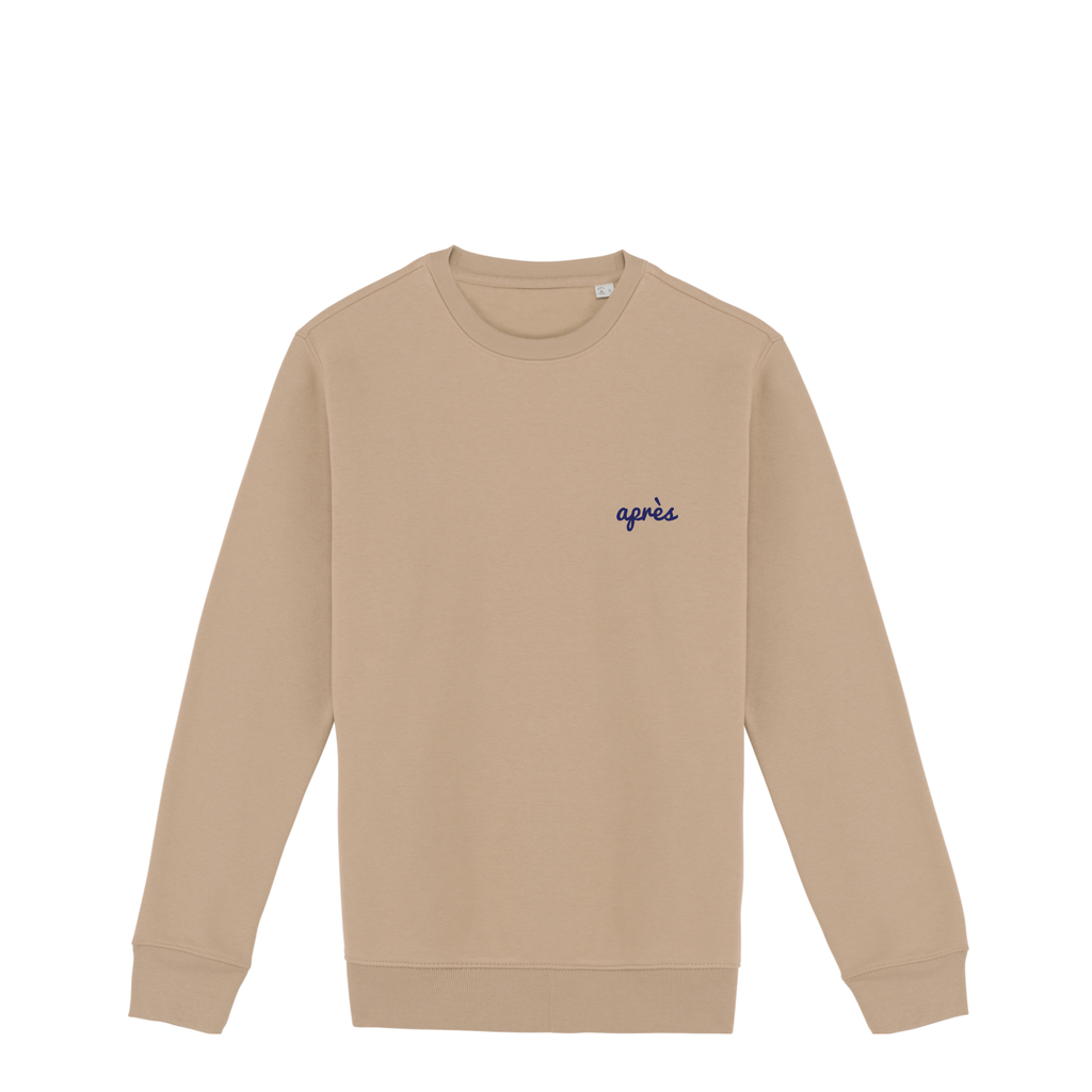 Uniseks Sweater Après Tennis Club (Navy Blue logo)