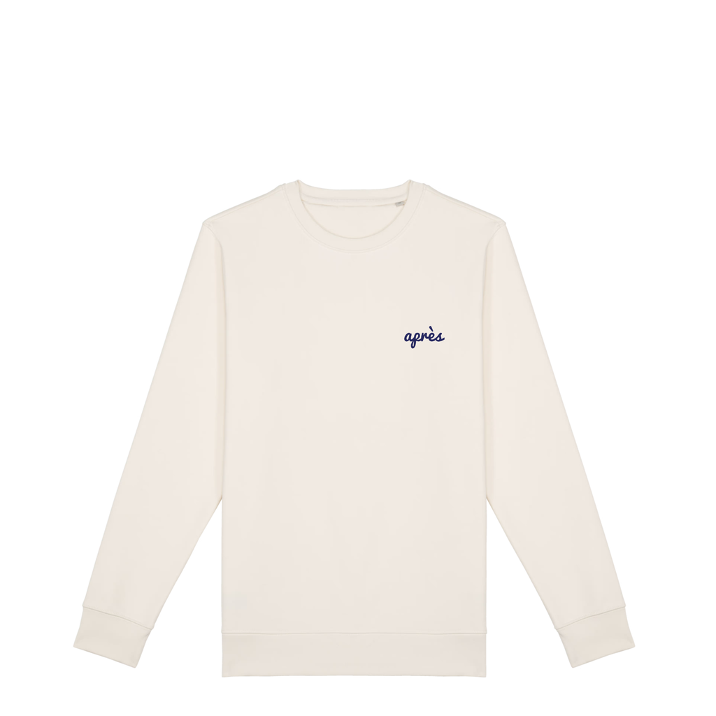 Uniseks Sweater Après Tennis Club (Navy Blue logo)