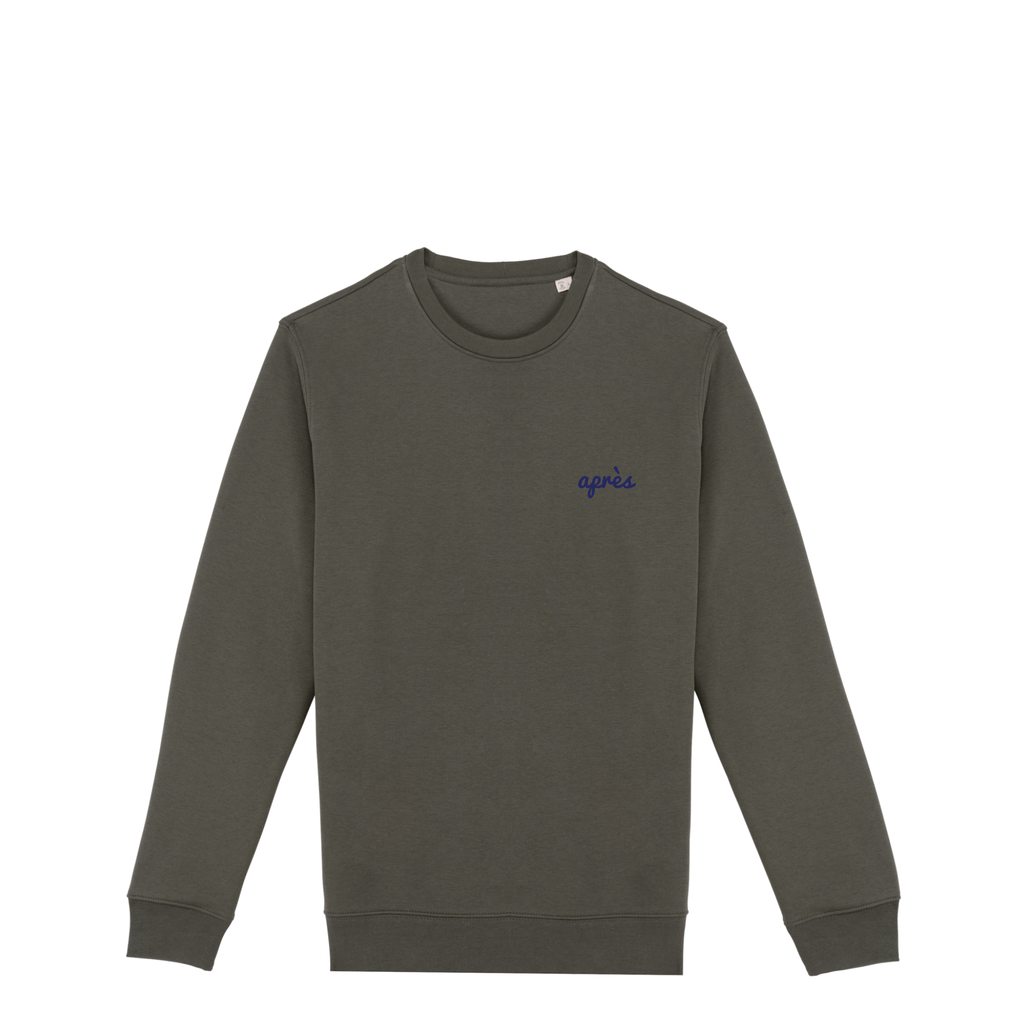 Uniseks Sweater Après Tennis Club (Navy Blue logo)