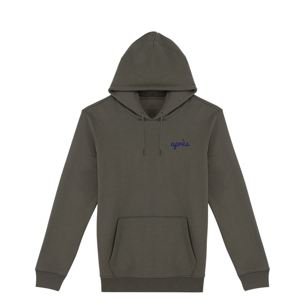 Uniseks Hoodie Après Tennis Club (Navy Blue logo)