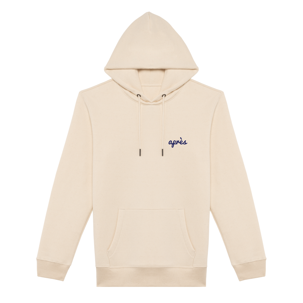 Uniseks Hoodie Après Tennis Club (Navy Blue logo)