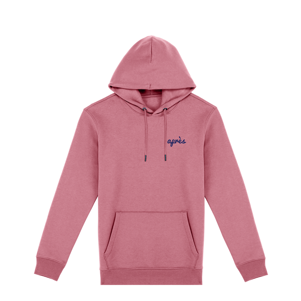 Uniseks Hoodie Après Padel Club (Navy Blue logo)