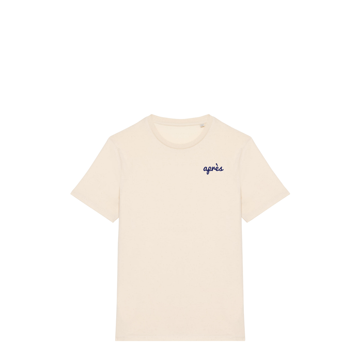 Uniseks T-shirt Après Tennis Club (Navy Blue logo)