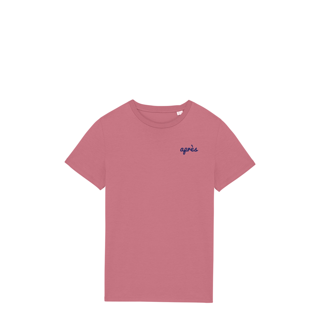 Uniseks T-shirt Après Tennis Club (Navy Blue logo)